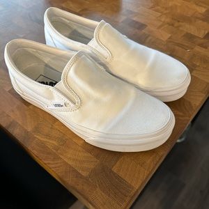 Vans slip on canvas white